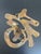 Vintage Brass Wall Hanging Trivet of Chinese Good Fortune Symbol For Sale In Las Vegas - Image 6 of 9
