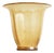Art Glass Vase in Crackle and Gold by Andries Dirk Copier for Glasfabriek Leerdam, 1930s For Sale