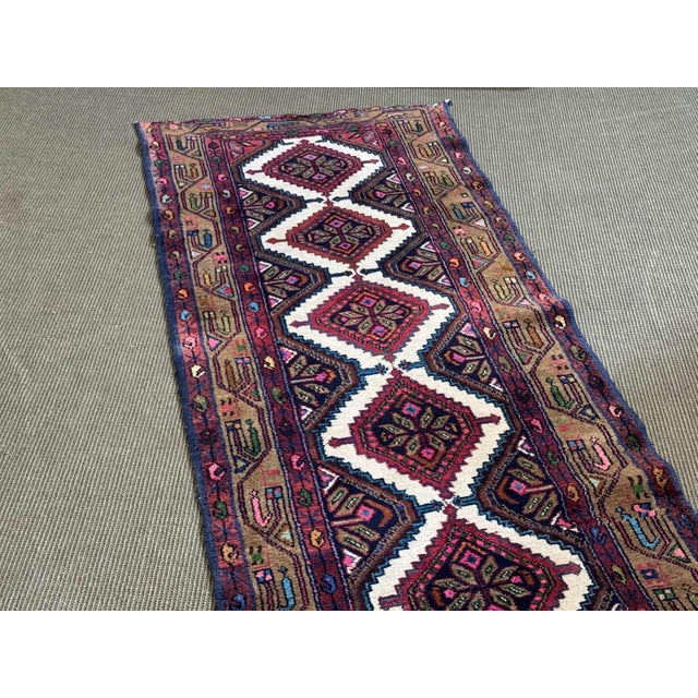 Handmade Middle Eastern Wool Rug For Sale - Image 5 of 15