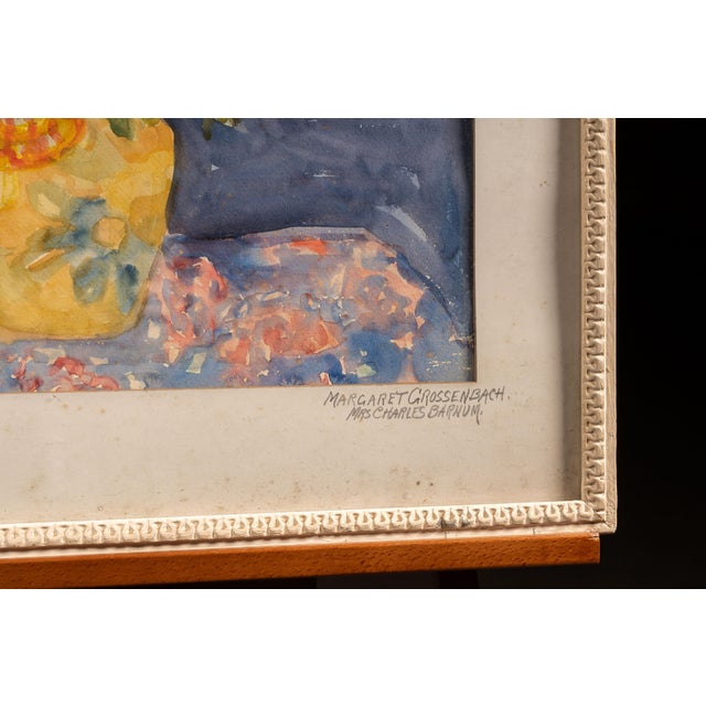 Margaret Grossenbach Floral Still Life Watercolor For Sale In Chicago - Image 6 of 8