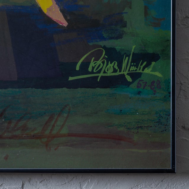 1980s Bjørn Wiinblad Royal Danish Ballet Poster, Signed, 1988 For Sale - Image 5 of 9