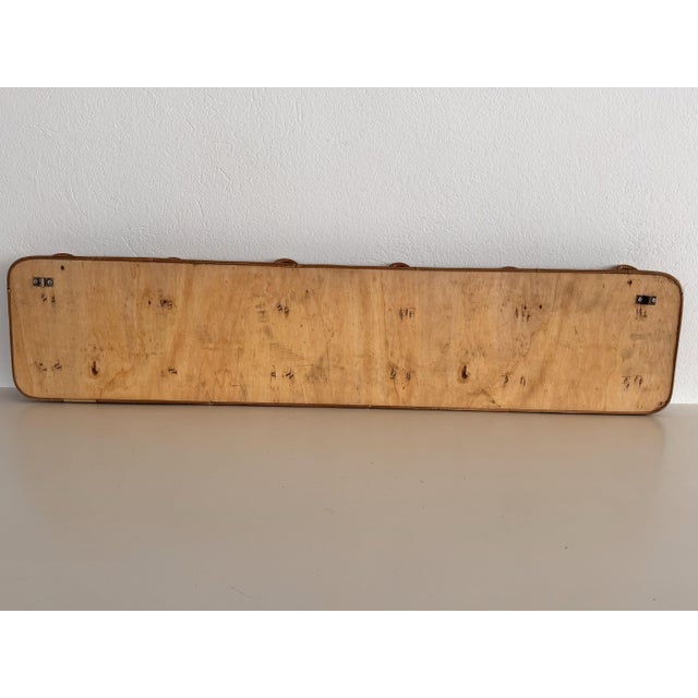 Italian Riviera Coat Hanger Rack in Bamboo and Rattan from Vivai Del Sud, 1970s For Sale - Image 9 of 11