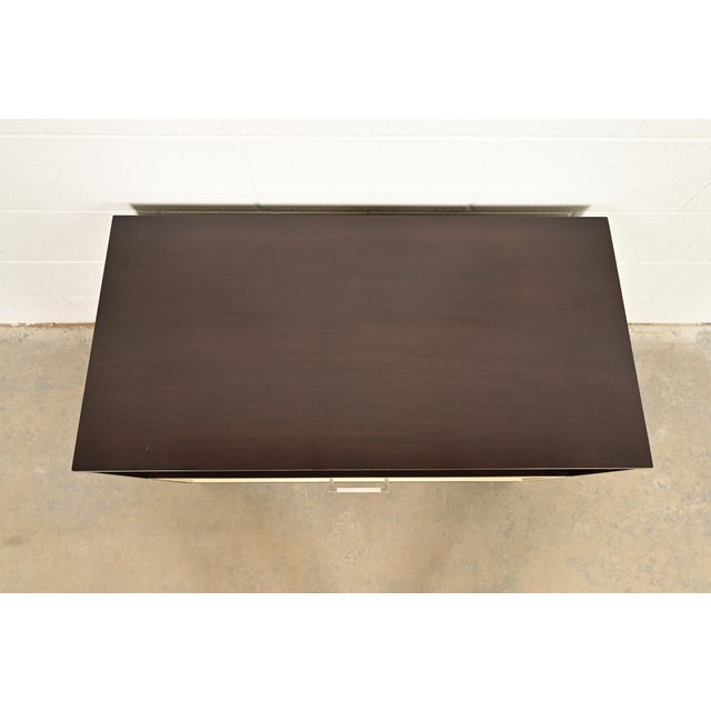 Kindel Furniture Modern Hollywood Regency Cabinet or Bedside Chest For Sale - Image 9 of 12