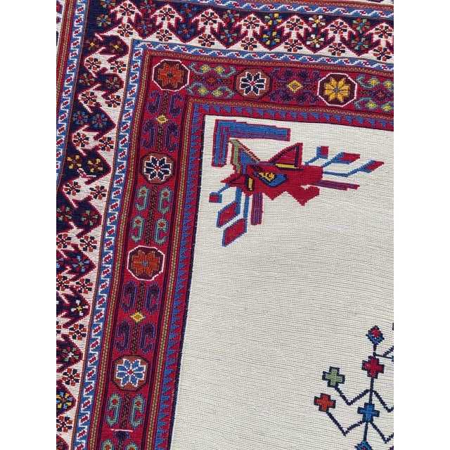 Vintage Azerbaiydjan Sumak Rug For Sale - Image 12 of 18