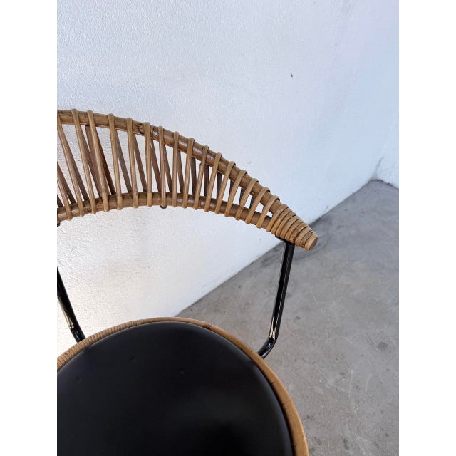 Rattan Chair from Dirk Van Sliedregt, 1950s For Sale - Image 13 of 18
