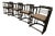 Mid-Century Fledermaus Bauhaus Armchairs by Josef Hoffmann for Thonet, Austria, 1920s, Set of 4 For Sale