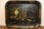 Bring a beautiful piece of mid-century Americana into your home with this large, hand-painted, and stenciled metal...