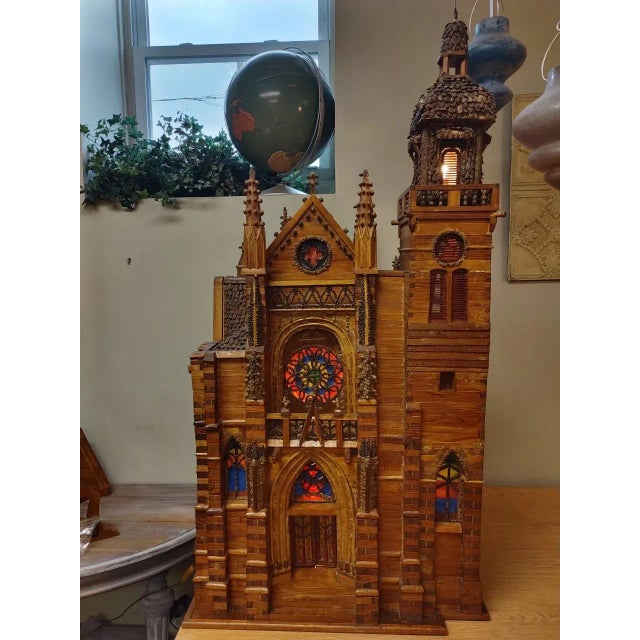 1950s Vintage French Folk Art Church For Sale - Image 13 of 13