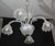 1950s Art Deco Chandelier 4 Light by Barovier & Toso Murano Glass, 1950s For Sale - Image 5 of 12