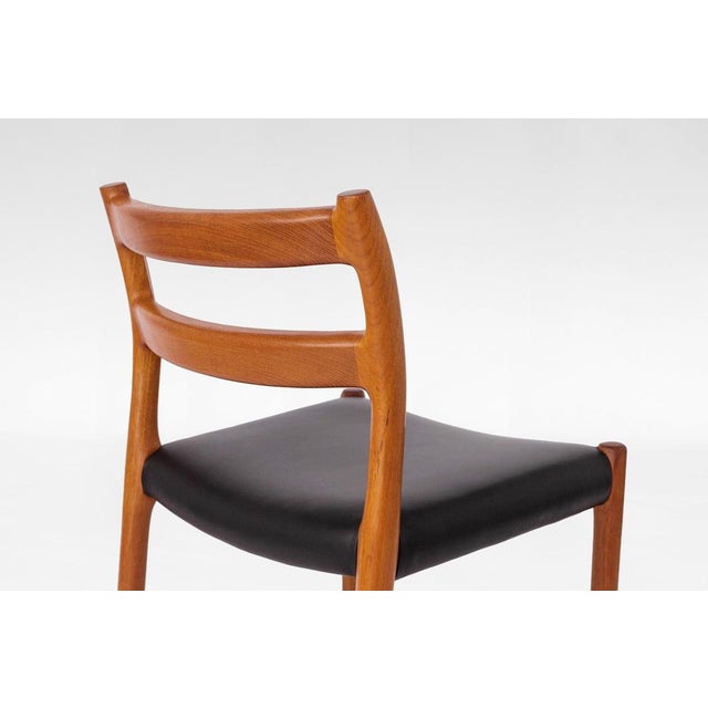 Model 84 Dining Chairs by Niels Otto Møller for J.L. Møller Mobelfabrik, Denmark, 1960s, Set of 4 For Sale - Image 6 of 9