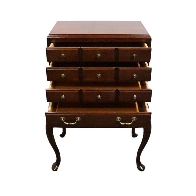 Thomasville Furniture Collector's Cherry Traditional Style 25" Silver Chest 10121-560 For Sale In Kansas City - Image 6 of 12
