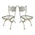 Russell Woodard Andalusian Iron Patio Chairs - Set of 2, Attributed For Sale