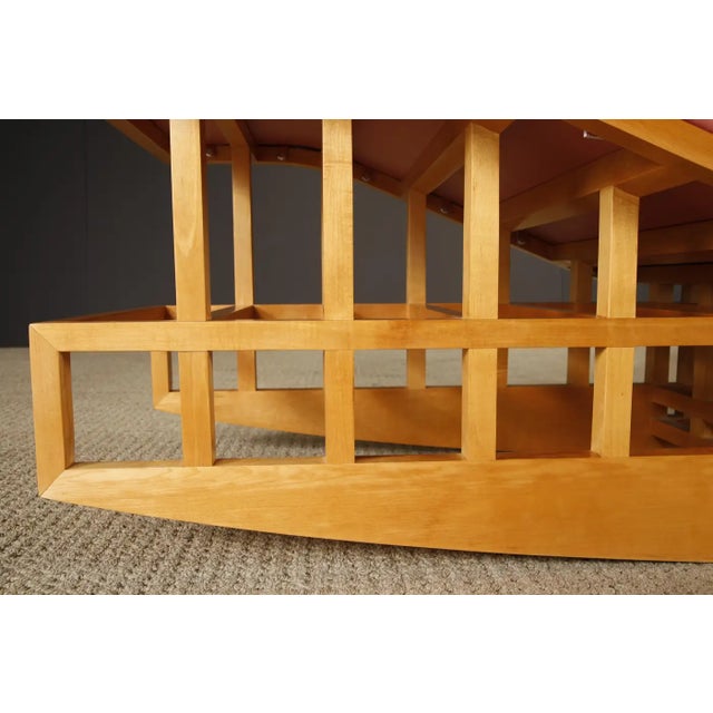 Richard Meier for Knoll International Architectural Rocking Chaise, 1982, Signed For Sale - Image 11 of 18