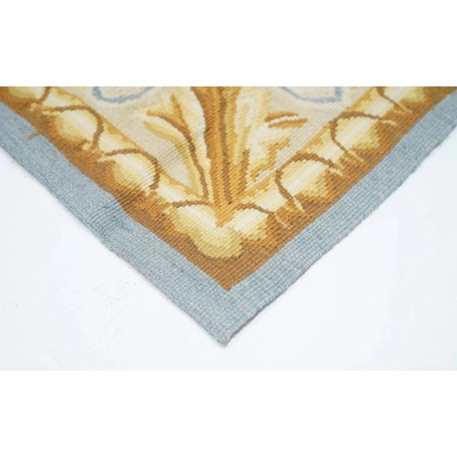 Modern Aubusson Rug 6' X 9' For Sale - Image 3 of 10