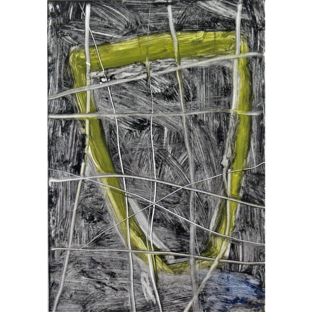 This artwork titled "Self Portrait III" 1994 is in an original color monoprint on paper by noted American artist Pia...