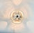 Silver Mid-Century Modern Space Age Glass Wave Flush Mount by Koch & Lowy for Peill & Putzler, Germany, 1970s For Sale - Image 8 of 13