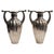 Metal Silver 800 2-Handle Vases from Bellotto Argenterie, Set of 2 For Sale - Image 7 of 7