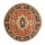 Pasargad DC Fine Hand Knotted Persian Serapi Design Round Rug For Sale