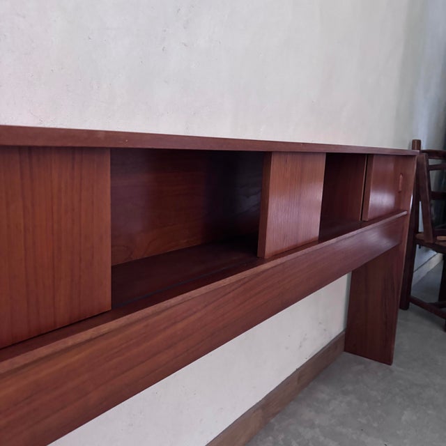 Vintage Headboard in Teak For Sale - Image 3 of 6