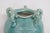 Mid 20th Century Ceramic Pottery Vase Turquoise Celadon Drip Crackle Glaze 5 Handled Jug 4861b For Sale - Image 5 of 11