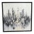 Toronto Skyline Original Painting by David v. 38" X 38" For Sale