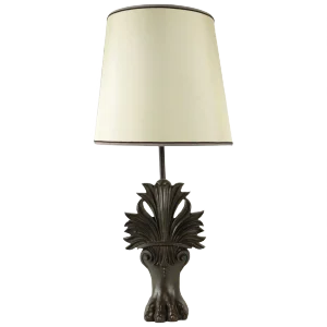 Antique Bathtub Lion's Claw Foot Changed into a Lamp