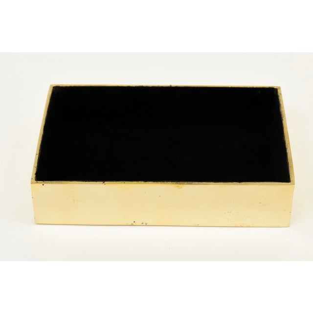 Vintage Restored Brass Armadillo Box, 1970's For Sale - Image 10 of 12