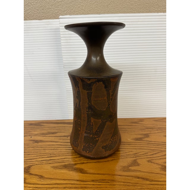 Designs West Stoneware Pottery Vases, Set of Three For Sale - Image 10 of 12