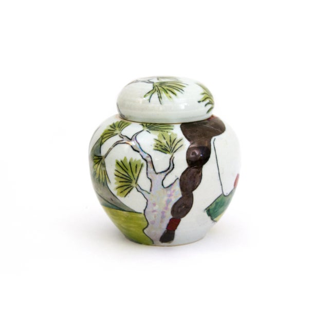 Postmodern 1980s Postmodern William Alexander Studio Art Pottery Lidded Jar For Sale - Image 3 of 7