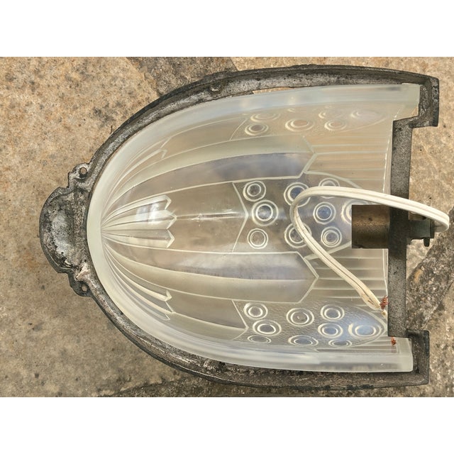 Art Deco Wall Sconces by Georges Leleu, 1930, Set of 2 For Sale - Image 14 of 18