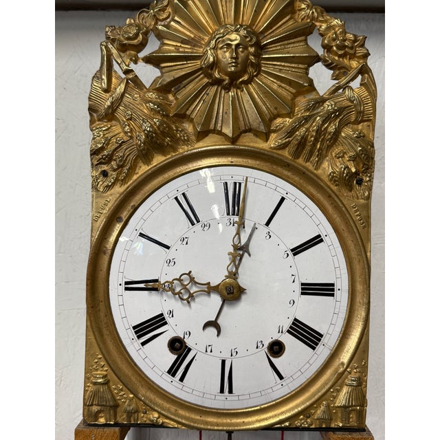 Late 19th Century A Late 19th Century Morbier Works for a Tall Case Clock. For Sale - Image 5 of 12