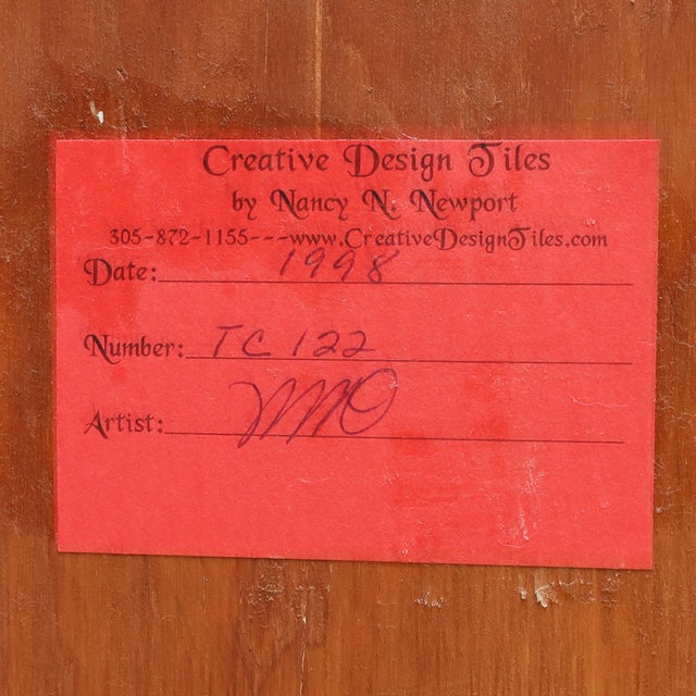 Wall Hanging Jungle Mosaic Tile Panel With Toucans For Sale - Image 9 of 9