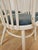 Vintage White Bentwood Dining Chairs with Blue Fabric Seats, 1970s, Set of 6 For Sale - Image 10 of 15