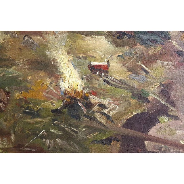 19th Century Early European Impressionist Painting Signed For Sale - Image 4 of 8