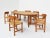 Extendable Pine Wood Table with Chairs Mod. To Love by Rainer Daumille, Denmark, 1977, Set of 7, in None conditions....