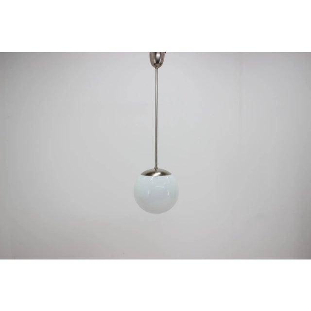 Metal Bauhaus-Style Ceiling Lamp from Kandem Leuchten, 1930s For Sale - Image 6 of 6