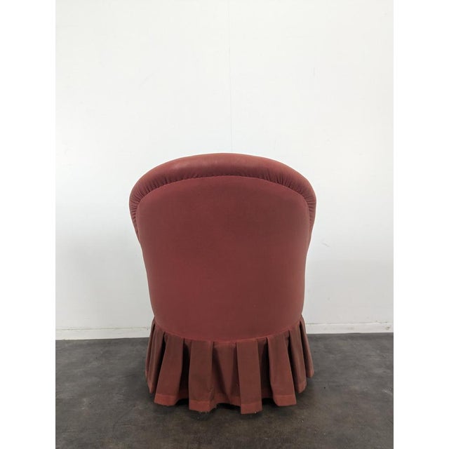 Napoleon III Toadstool Armchair For Sale - Image 5 of 6