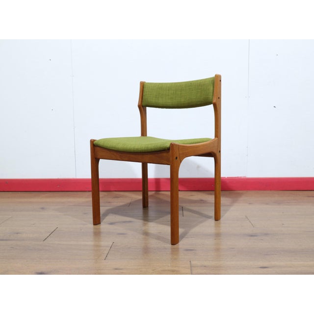 Wood Mid Century Modern Vintage Teak Danish Dining Chairs X 6 For Sale - Image 7 of 15