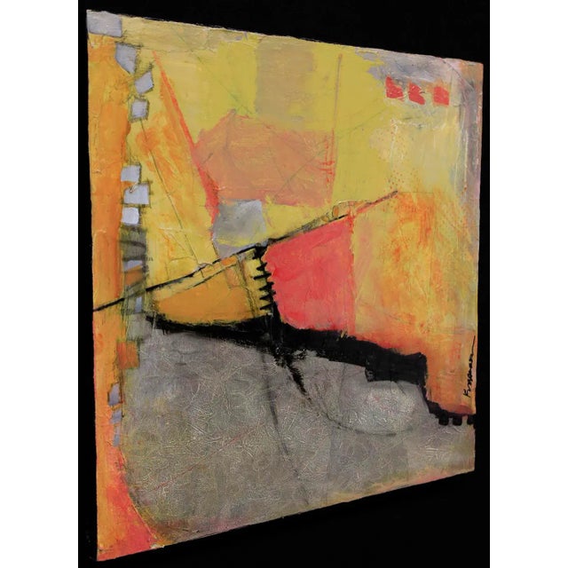 "Canyon Abstract" Original Mixed Media Painting by Jill Krasner For Sale - Image 4 of 6