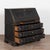 Rococo Late 18th Century Danish Black Painted Oak Rococo Secretary Bureau For Sale - Image 3 of 10