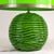 1970s Vintage Table Lamp in Green Glazed Ceramic and Acrylic Glass, Italy, 1970s For Sale - Image 5 of 6