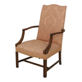 Hickory Chair Co Chippendale Mahogany Armchair For Sale
