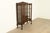 An exceptional antique Chippendale or Georgian style bookcase cabinet In the manner of Berkey & Gay USA, Circa 1920s...