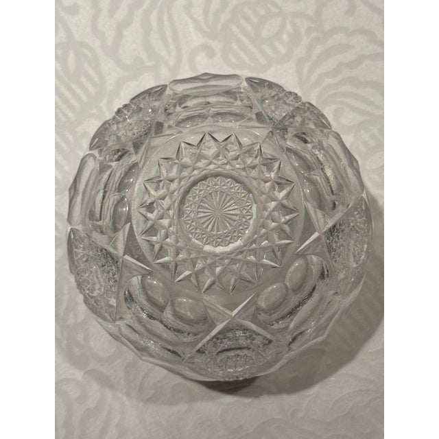 Late 19th Century American Brilliant Period Crystal Vase by Hawkes For Sale - Image 5 of 8