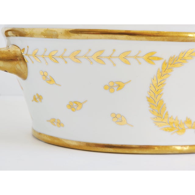 Chelsea House Sevre Style Porcelain Cachepot For Sale - Image 9 of 14