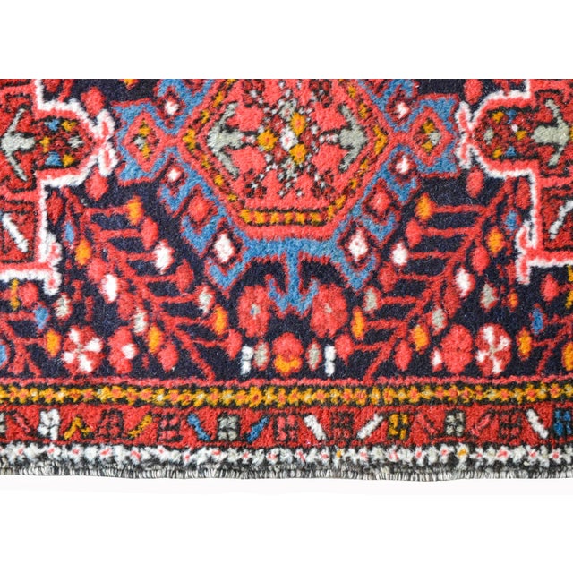 Petite Vintage Karadja Rug For Sale In Chicago - Image 6 of 11