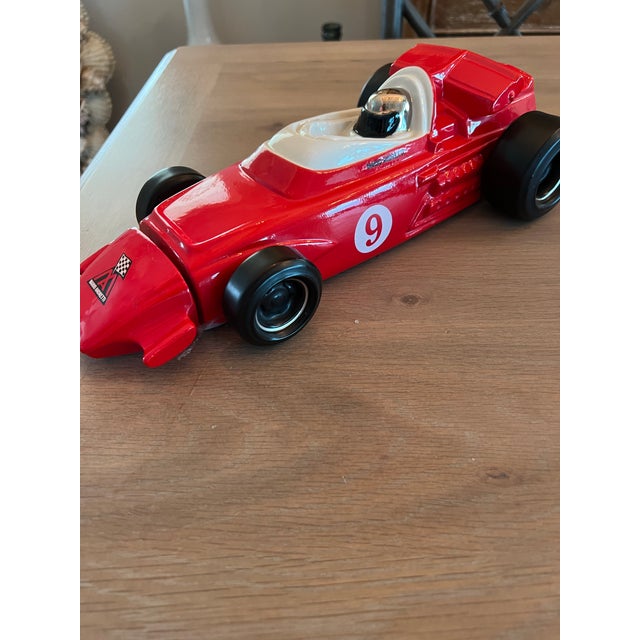 1970 Mario Andretti Red Indy Car Decanter For Sale - Image 4 of 7