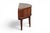 Mid 20th Century Danish Rosewood Hall Cabinet With Tambour Doors + Copper Top Plate For Sale - Image 4 of 5