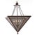 The Inverted Pyramid Pendant is a distinct piece full of character. The geometric outline, handsome chain detail, canopy,...