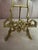 Vintage Brass Ornate Baroque Scrollwork Display Easel Stand & Matching Letter Holder For Sale - Image 4 of 5